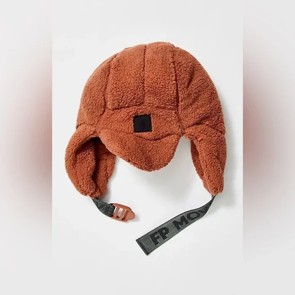 NWT FREE PEOPLE Movement Ascend Fleece Trapper - Redwood$68 display picture 3